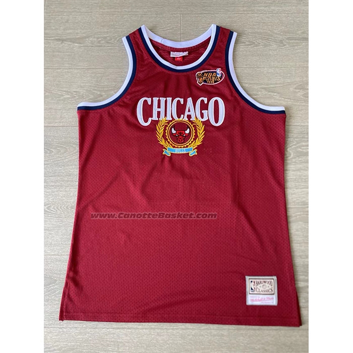 Maglia Chicago Bulls Michael Jordan #23 Mitchell & Ness 1996 Rosso